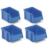 SET OF 4 STACKING BINS BLUE (2)1525-6, (2)1520-6 redirect to product page